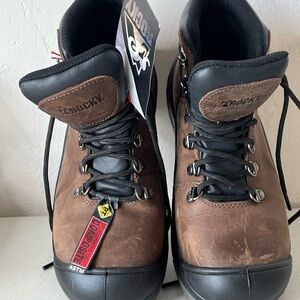 Rocky Brown and Black Composite Toe Work Boots
